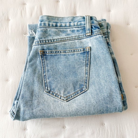 (SOLD) Evidnt LA high rise wide leg seamed jeans - Picture 6 of 8